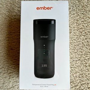 Ember Travel Mug 2+ 12 oz Temperature Control Smart Travel Mug - Black Brand New